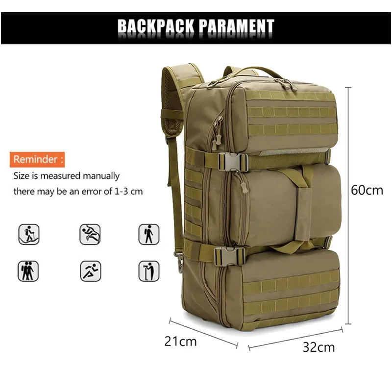 Travel Backpack Tactical Milit - Outdoor Adventure Backpack recension och pris
