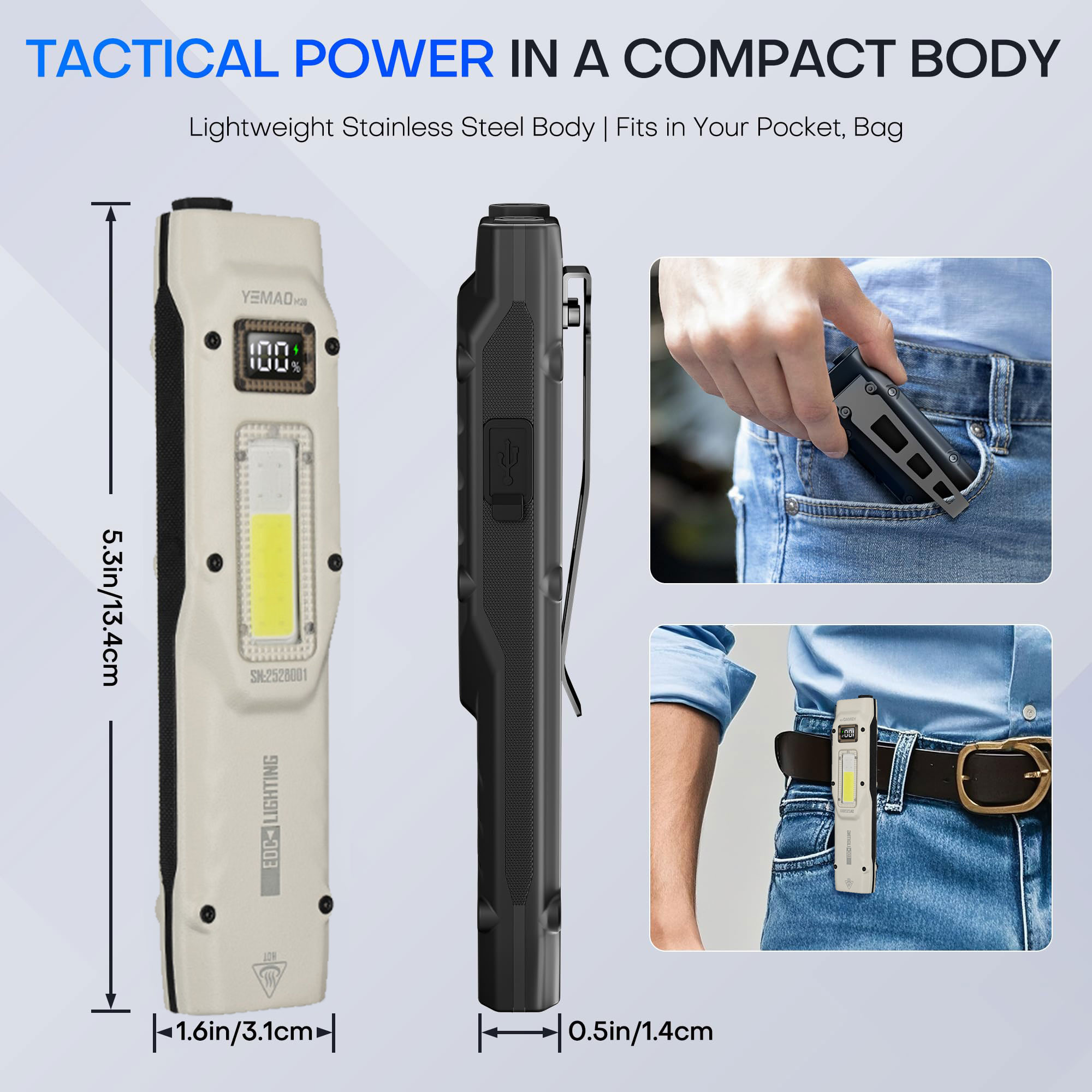 Portable 880LM YEMAO M28 Ultra - Outdoor Adventure Trips recension och pris