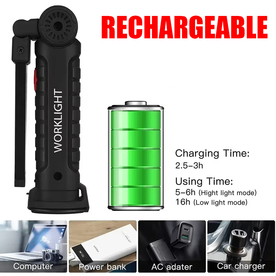 Portable LED Flashlight with M - Outdoor Adventure Trips recension och pris