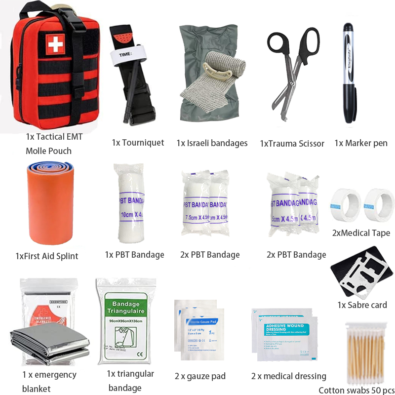 70pcs IFAK First Aid Kit with  - Outdoor Adventure Backpack recension och pris