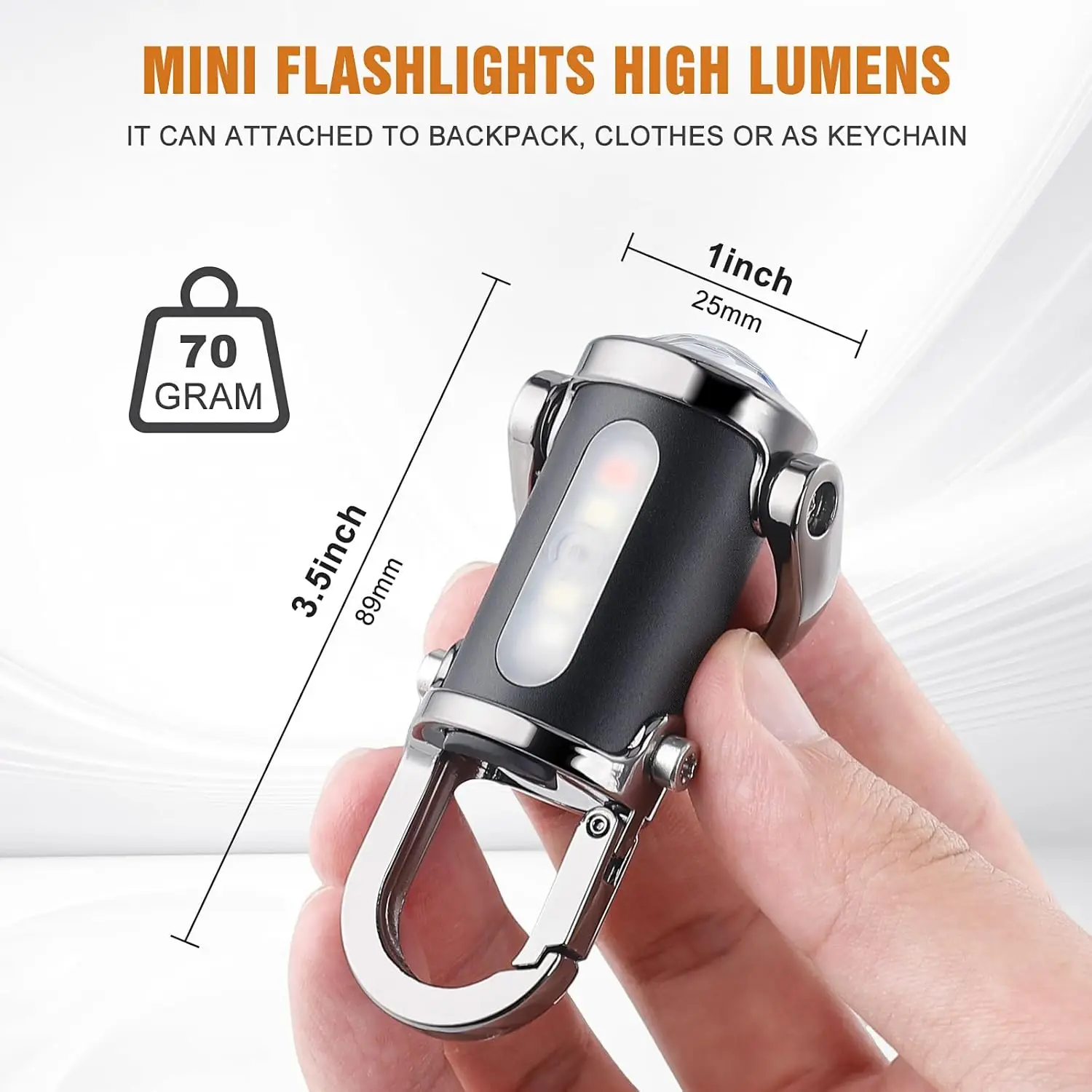 Mini Keychain Flashlight Recha - Outdoor Adventure Trips recension och pris