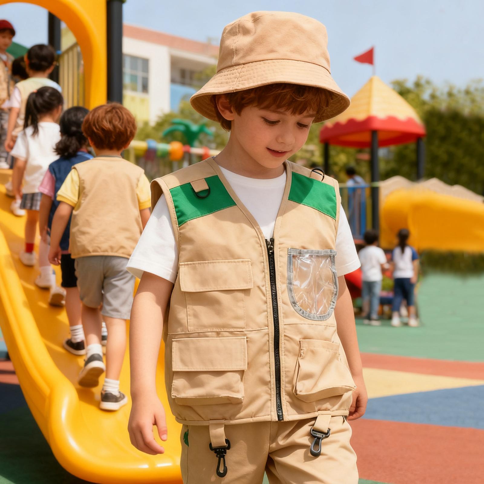 Kids Explorer hat and vest Cos - Outdoor Adventure Outfit recension och pris