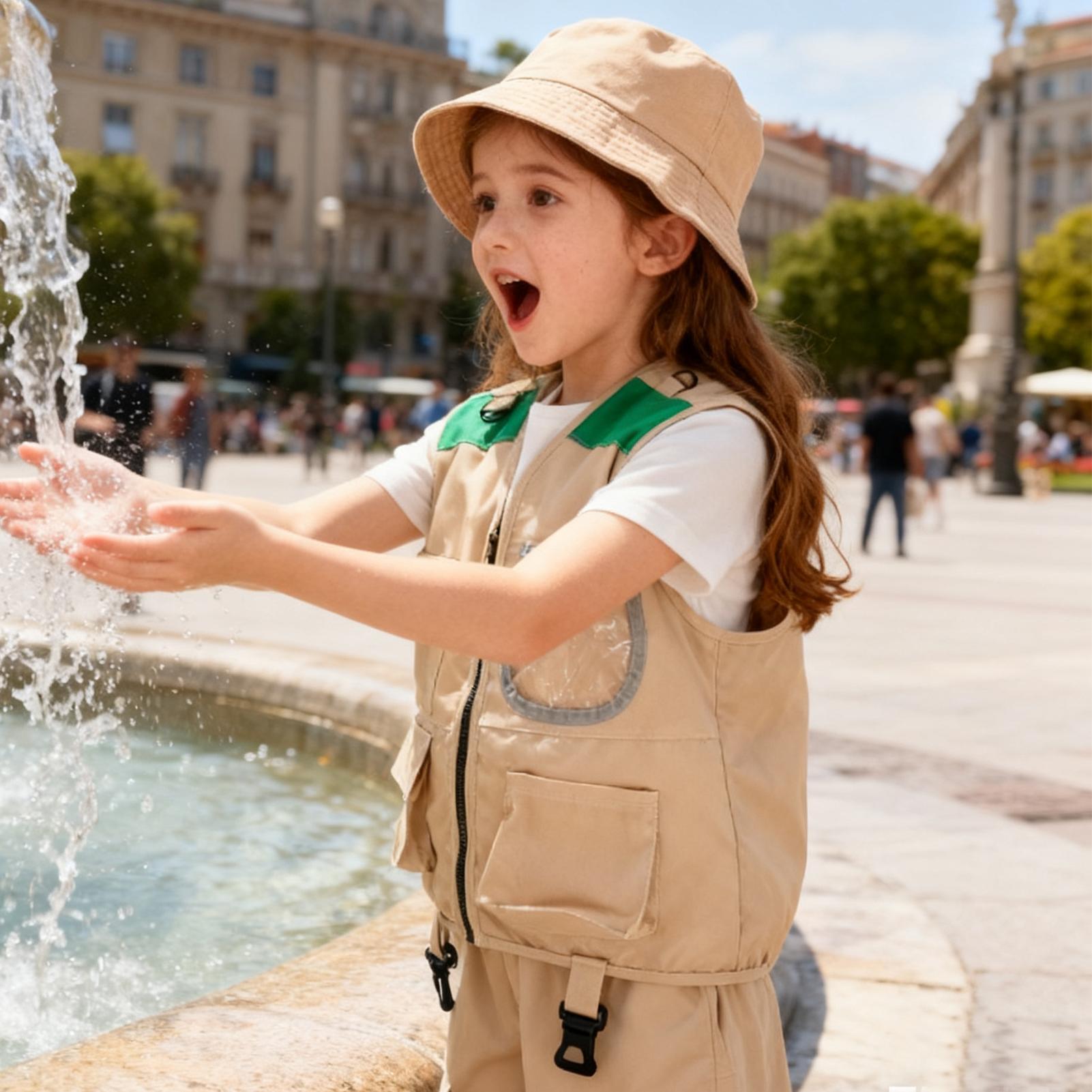 Kids Explorer hat and vest Cos - Outdoor Adventure Outfit recension och pris