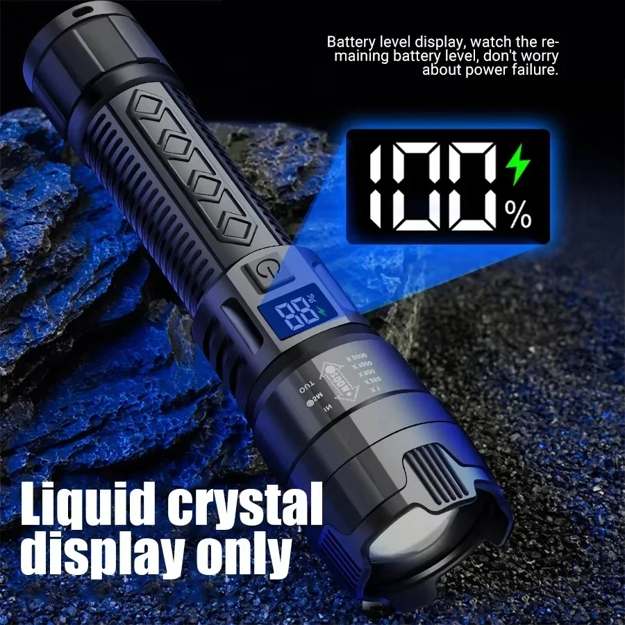 Tactical LED Flashlight 2000LM - Outdoor Adventure Trips recension och pris