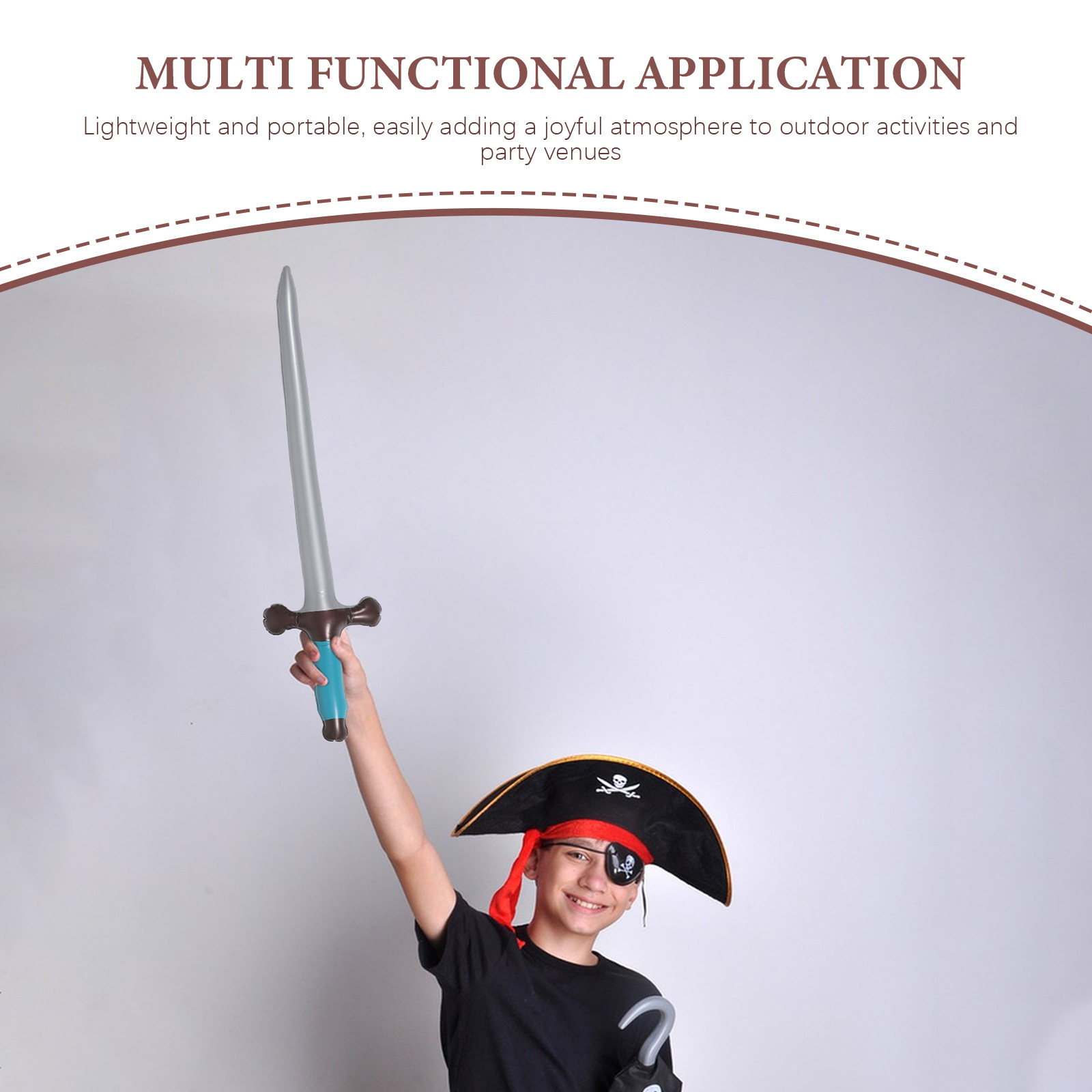 9Pcs Kids Pirate Swords For Pi - Outdoor Adventure Birthday Party recension och pris