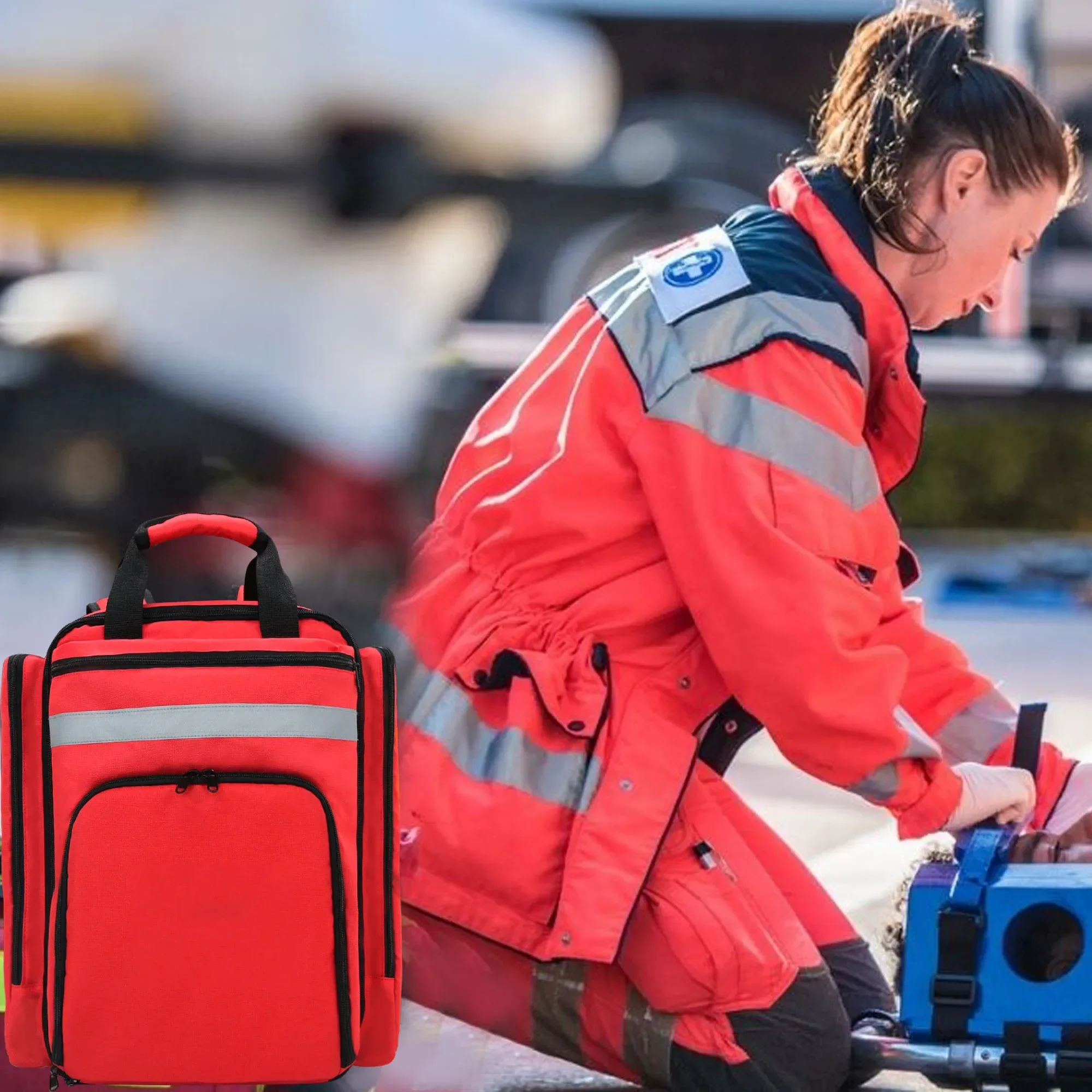 Emergency Rescue First Aid Kit - Outdoor Adventure Backpack recension och pris
