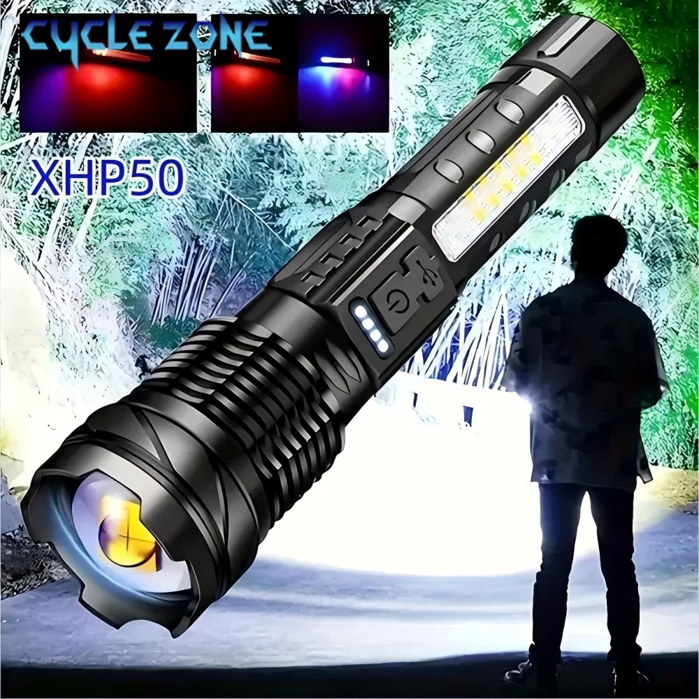 XHP50 Flashlight Zoomable Flas - Outdoor Adventure Zone recension och pris