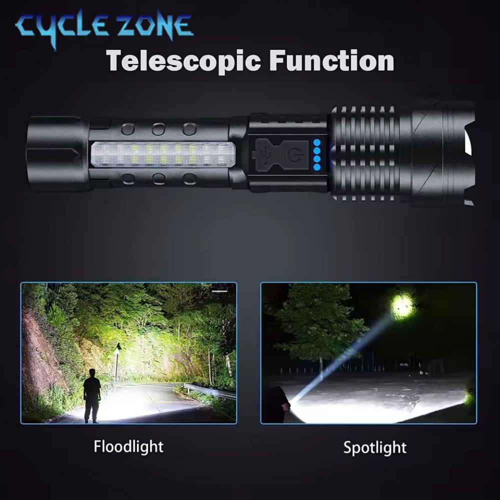 XHP50 Flashlight Zoomable Flas - Outdoor Adventure Zone recension och pris