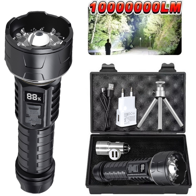 COB LED Flashlight Rechargeabl - Outdoor Adventure Trips recension och pris