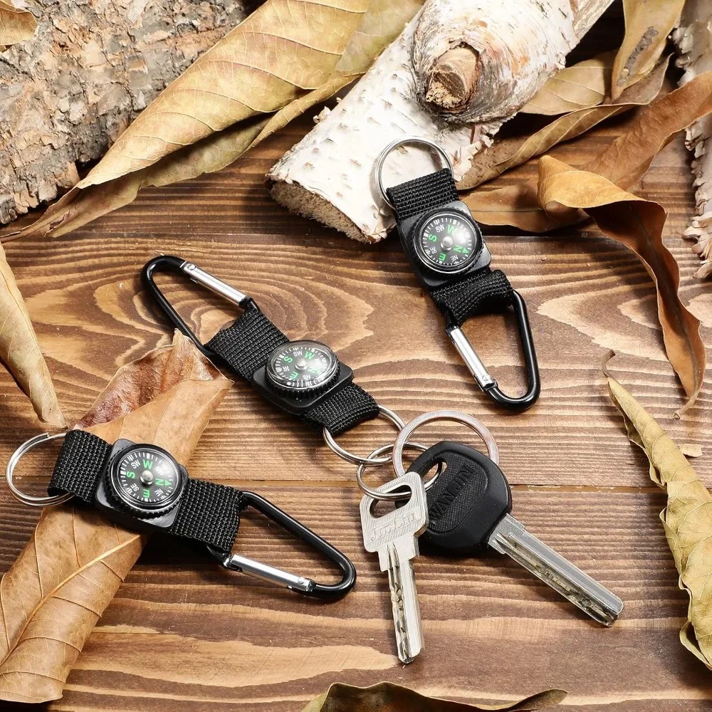 6 Pcs Compass for Bulk Belt Cl - Outdoor Adventure Birthday Party recension och pris