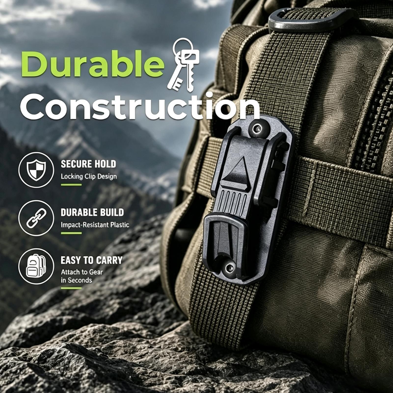 Belt Clips Heavy-Duty Backpack - Outdoor Adventure Backpack recension och pris