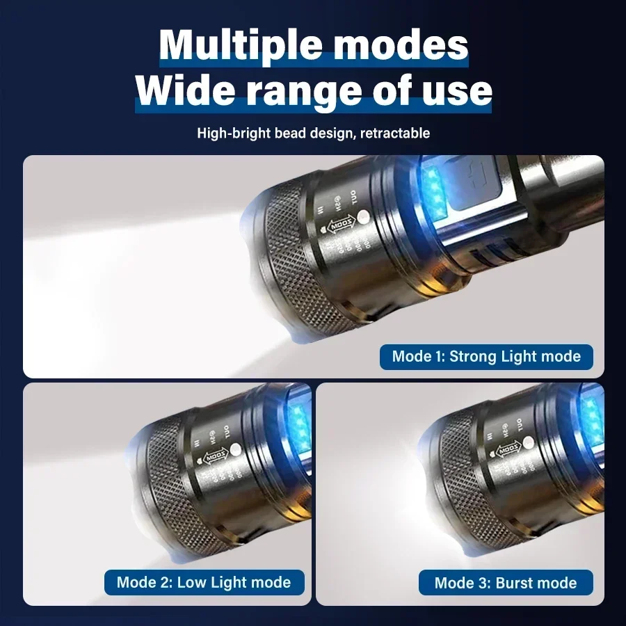 Tactical LED Flashlight 2000LM - Outdoor Adventure Trips recension och pris