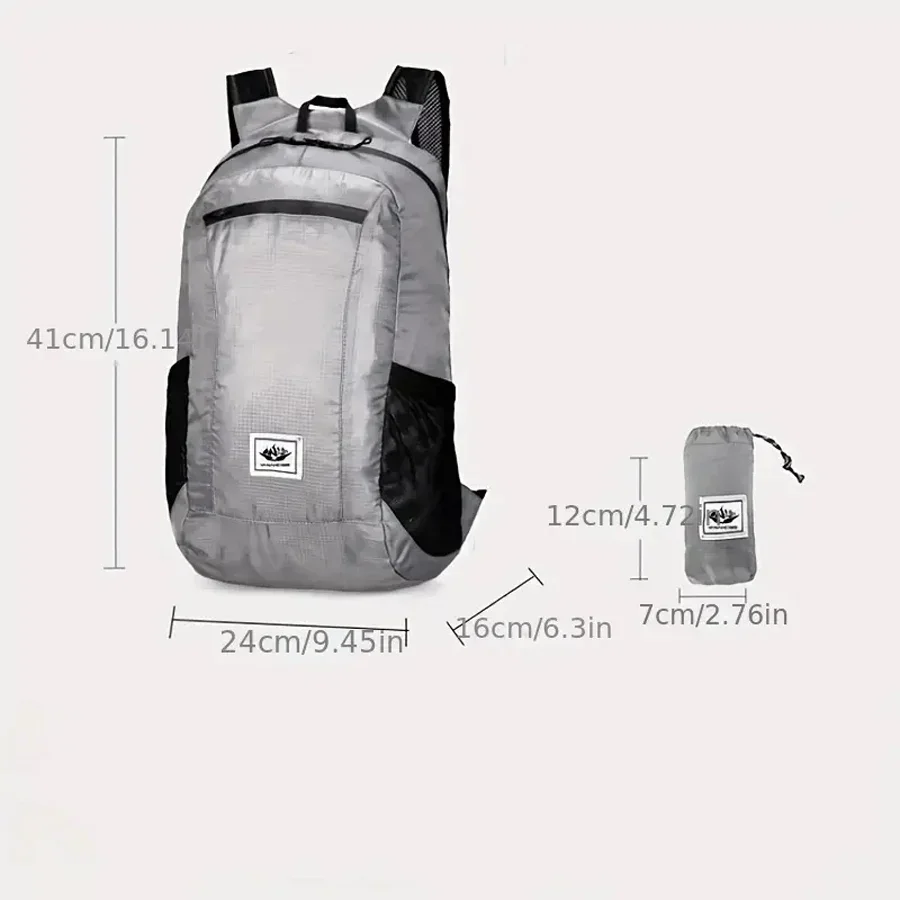 Portable Foldable Backpack wit - Outdoor Adventure Backpack recension och pris